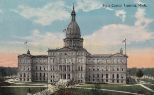 LANSING, Michigan, 1900-10s; State Capitol