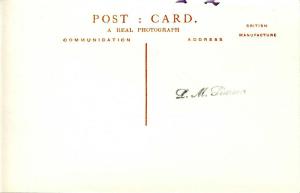 Cunard Lines - RMS Queen Mary. **RPPC**  First Class, Writing Room