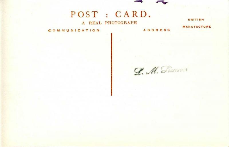 Cunard Lines - RMS Queen Mary. **RPPC**  First Class, Writing Room