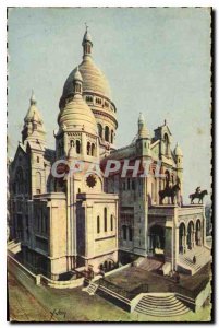 Postcard Old Paris Set the Basilique du Sacre Coeur