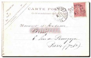 Old Postcard Fantasy full moon sea