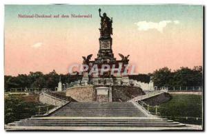 Postcard Old National Denkmal auf dem Niederwald