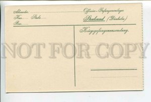 432680 WWI GERMANY Danholm military base post office commandant's office 