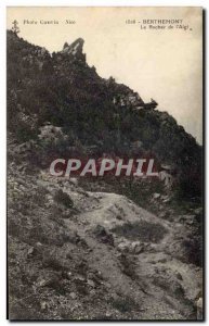Old Postcard Berthemont The rock of & # 39aigle
