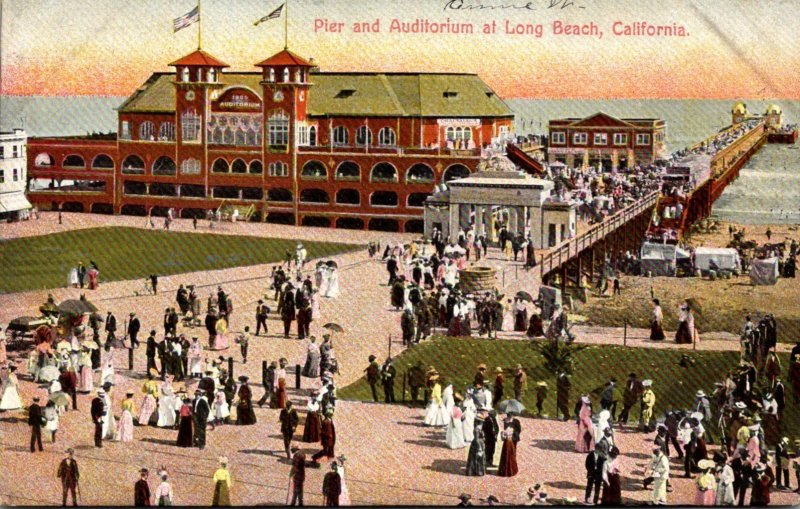 California Long Beach Pier and Auditorium