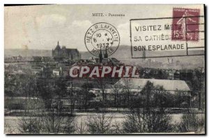 Old Postcard Metz Panorama