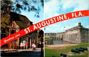 Greetings From St Augustine Florida Multi View
