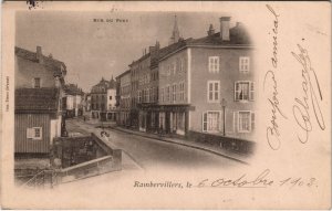 CPA RAMBERVILLERS - Rue du pont (154463) 