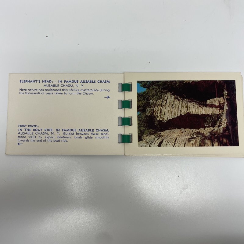 Ausable Chasm, New York Postcard Booklet - 10 Photos