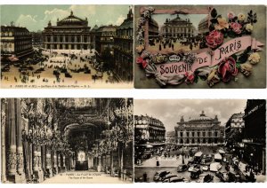 PARIS FRANCE OPERA 250 Vintage Postcards Pre-1960 (L2462)