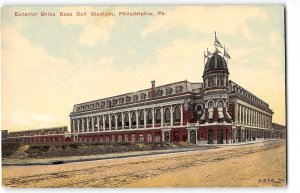 Antique Postcard SHIBE PARK Philadelphia Athletics Baseball Stadium 1910s Rare