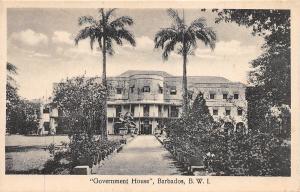 E46/ Barbados Foreign Postcard Caribbean c1910 Governement House 11