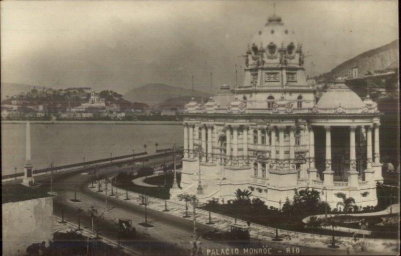 Rio De Janeiro Palacio Monroe c1910 Real Photo Postcard