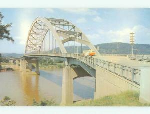 Unused Pre-1980 BRIDGE SCENE Wheeling West Virginia WV HQ8930@