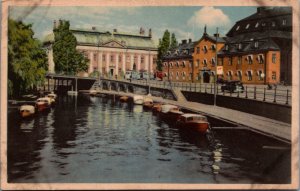 Sweden Stockholm The House of Nobility Vintage Postcard 09.64