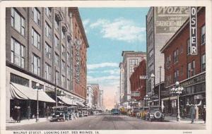Walnut Street Looking East Des Moines Iowa 1935