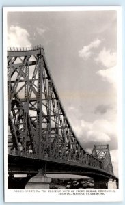 RPPC BRISBANE, Queensland Australia ~ STORY BRIDGE Massive Framework Postcard