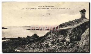 Old Postcard From Parame has Rotheneuf Tower of Happiness
