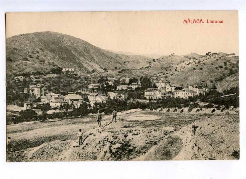 190731 SPAIN MALAGA Limonar Vintage postcard