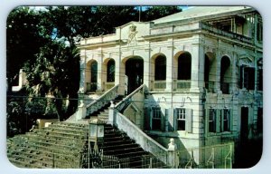 Entrance to Government House CHRISTIANSTED St. Croix Virgin Islands Postcard