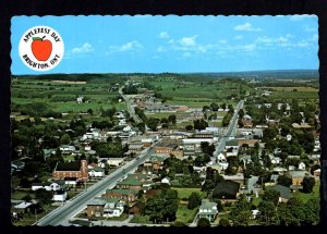 Canada Ontario BRIGHTON Bird's Eye View, Home of the Applefest ~ Cont'l