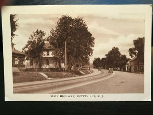 Vintage Postcard 1915-1930 Main Highway Buttzville New Jersey