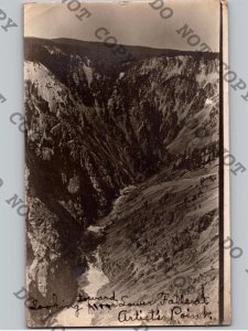 c1910 Lower Falls Artist’s Point Whatcom County Washington WA RPPC Real Photo