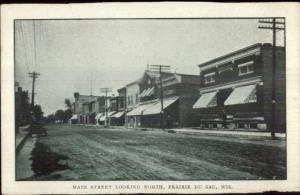 Prairie Du Sac WI Main St. c1910 Postcard