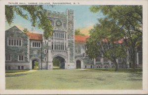 Postcard Taylor Hall Vassar College Poughkeepsie NY