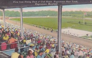 Maryland Hagerstown Dining Deck Club House Hagerstown Race Track