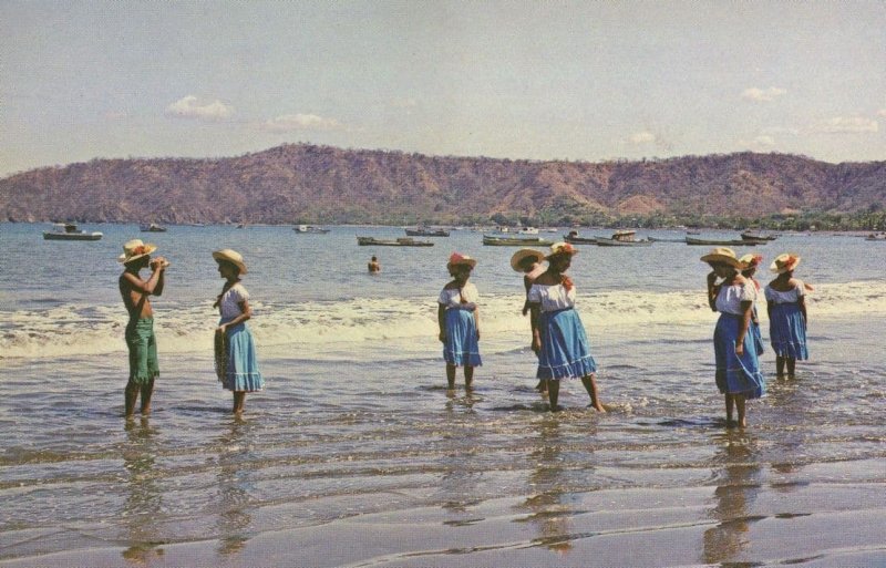 Guanacaste Costa Rica America El Cambute Fashion Dance Postcard