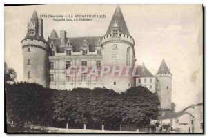 Postcard Old Charente La Rochefoucauld Facade south of Chateau