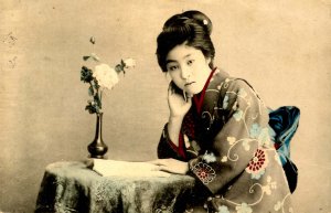 Japan - Lady in Traditional Clothing