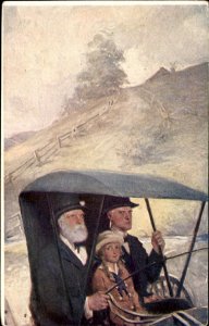 Book AD Frontispeice J Lincoln Mary 'Gusta Orphan Story Vintage Postcard