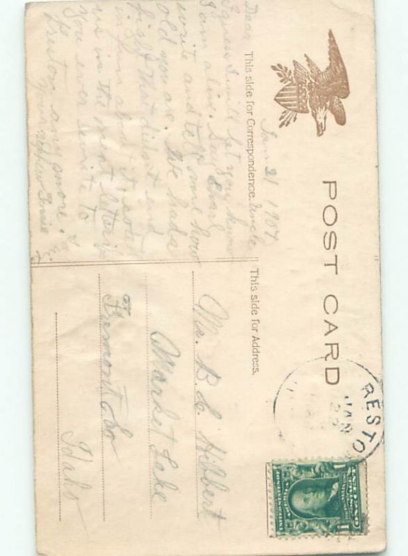 Divided-Back HORSE SCENE Great Postcard AA9443