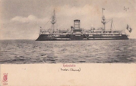 Postcard Ship Redoutable