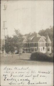 Londonderry VT Hermitage c1905 AMATEUR Real Photo Postcard