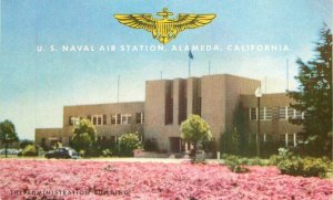 California Alameda US Naval Air Station 1940s Postcard 22-2125