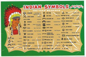 US Unused. New Mexico, Indian Symbols & Meanings.  Nice.
