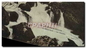 Old Postcard Fontaine de Vaucluse Waterfalls