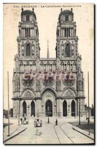 Old Postcard Orleans Holy Cross Cathedral
