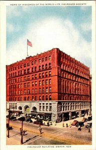 Insurance Building Omaha Neb. Nebraska Vintage Postcard Standard View Card 