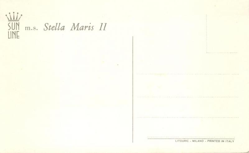 Sun Line Ship - Stella Maris II - Ocean Liner