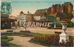 Old Postcard Dieppe Gardens Casino and the Chateau