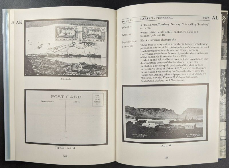 Postcards Of The Falkland Islands: A Catalogue, By Heyburn, 1900-1950 HB With DJ