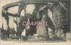 Postcard Old House Cambo Rostand Arnaga Rhododendron