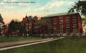 Vintage Postcard 1915 St. Mary's Hospital Rochester Minnesota Bloom Bros Co. Pub