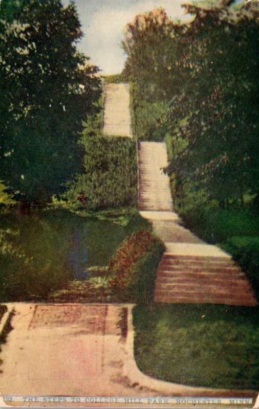 Minnesota Rochester The Steps To College Hill Park