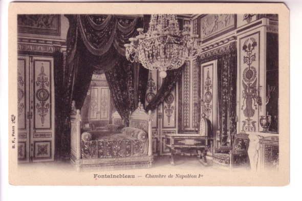  Interior, Napoleon's Bedroom, Fontainbleau, Paris, France, BF