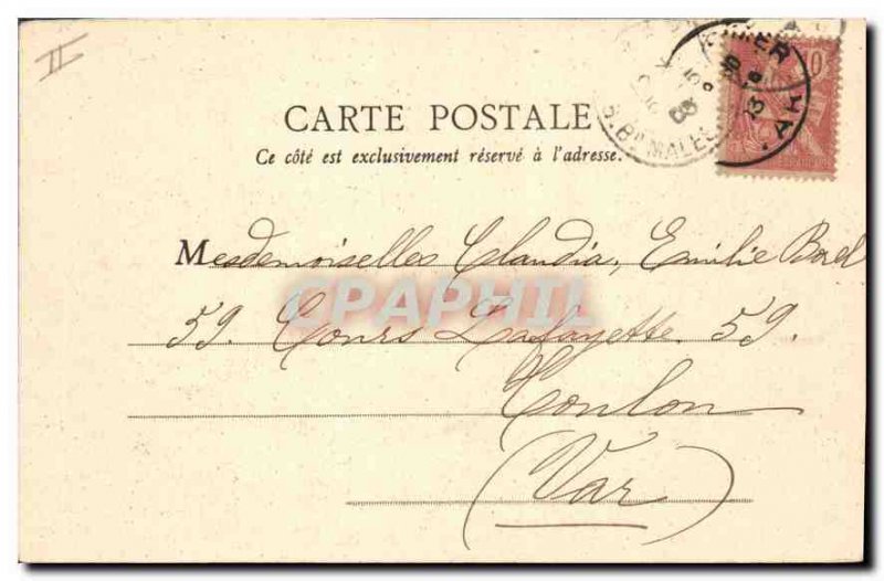 Postcard Old Paris City Hall